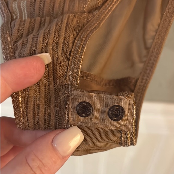 Brown Lace Bodysuit - Picture 7 of 8